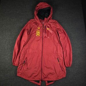 USC Trojans Nike Mens Longline Windbreaker Jacket Nike NCAA Football Size L